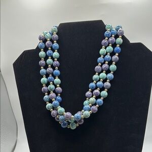Elegant Multicolor Beaded Necklace